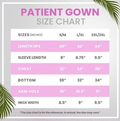 NY Threads Women’s Hospital Gown Soft and Stylish Comfortable Patient Gown,…