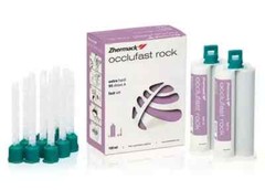 Zhermack Occlufast Rock Bite Registration Extra Hard Fast Set 2pk w/ Tips