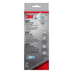 3M Aura N95 Particulate Respirator 9205+, White, 3 Disposable 07/27 2 PK