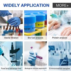 50Pcs PES Membrane Syringe Filter Sterile Lab Hydrophilic 33mm 0.22µm Individual