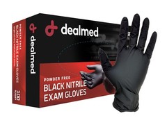 Large Black Nitrile Exam Gloves 1000 Count Powder Free Disposable Medical Gloves