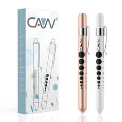 Compact and Lightweight LED Medical Penlights – 2 Pcs with Ruler and Gauge