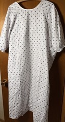 Lot Of 6 Unisex Hospital Patient Gowns with Back Tie NEW Medical Art
