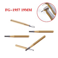 10Pcs Dental Tungsten Carbide Burs Crown Cutter Cutting Transmetal FG 1957
