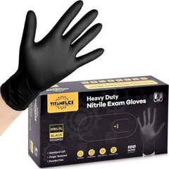 100 Disposable Nitrile Gloves 6 mil Heavy Duty Gloves Cooking Latex Powder Free