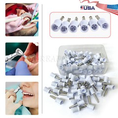 100 Pcs/Box Dental Polishing Cups Latch Type Prophy Cups 4 Webbed