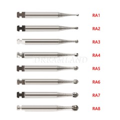 1-10 pack Dental Tungsten Steel Carbide Bur RA Round Burr Low Speed Contra Angle