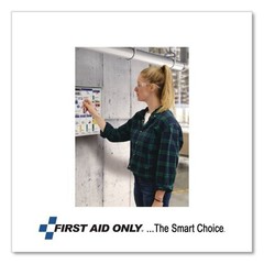 First Aid Only Lightweight Nitrile Gloves, One Size Fits Most, Clear, 2/Box