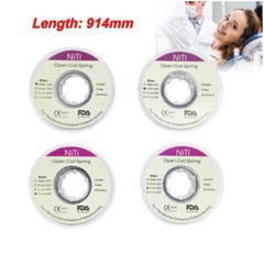 1 Roll Orthodontic Dental Braces Niti Open Coil Spring Dia.008/010/012/014 914mm