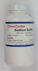 ChemCenter Sodium Sulfite Anhydrous 99% Min Powder 1 lb