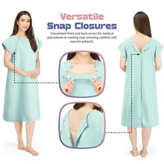 NY Threads Women’s Hospital Gown Soft and Stylish Comfortable Patient Gown,…