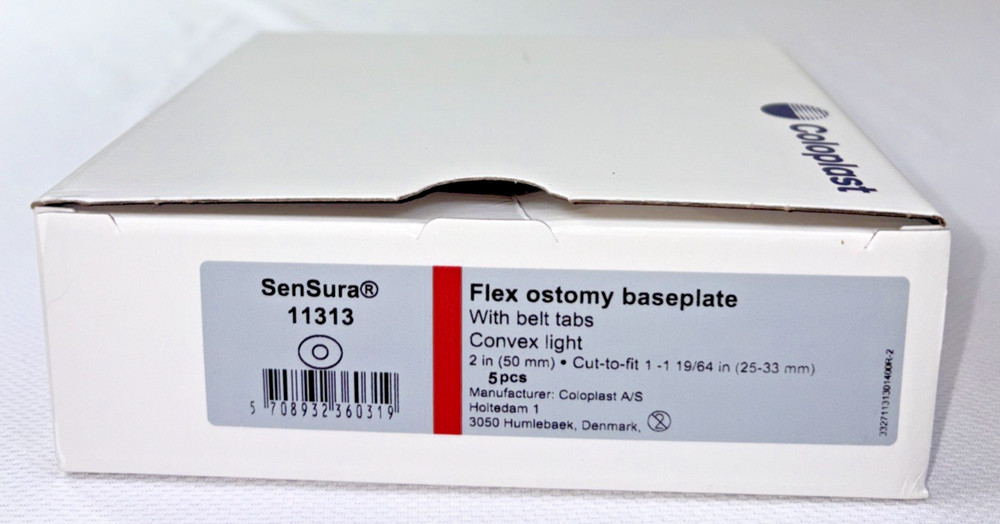 5 Coloplast 11313 SenSura® Flex Ostomy Baseplate Exp 11/2027