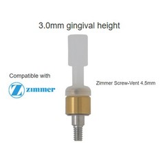 Dental Locator Abutment Male Cap Inserts for ZIMMER TSV 3.5 Adin Mis Hex Implant