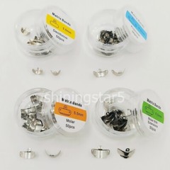 50 Pcs Dental Matrix Band 3D Hole Protrusions Matrices 3.5mm-6.5mm Contoured