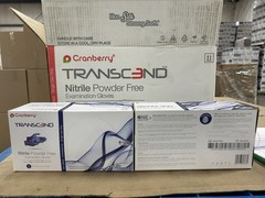 Small Cranberry Transcend Nitrile Gloves 10×300 (3000)