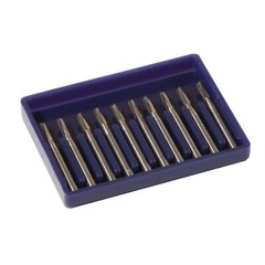 USA Dental Midwest FG #557 Clinic Length Cross Cut Carbide Burs 100/Pk（19mm）