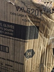 (QTY 1000) Ambitex VXL5201 Vinyl Powdered Free Multi-Purpose Gloves, X-Large