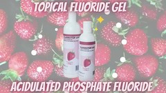 Dental Fluorotop APF Topical Fluoride Gel 200g Bottle STRAWBERRY