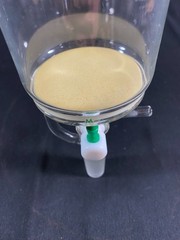 CHEMGLASS Glass 500mL Solid Phase Peptide Synthesis Vessel GL-32 Cap CG-1866-06