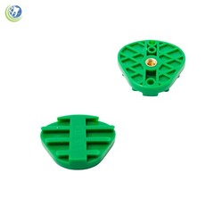 DENTAL PLASTIC DISPOSABLE OBLONG ARTICULATING MOUNTING PLATES GREEN BAG OF 10