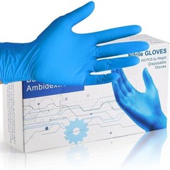 High-Quality Nitrile Gloves Food Handling Cleaning Tattoo Mechanic Use 100 Count