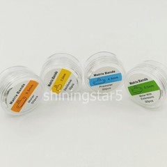 50 Pcs Dental Matrix Band 3D Hole Protrusions Matrices 3.5mm-6.5mm Contoured