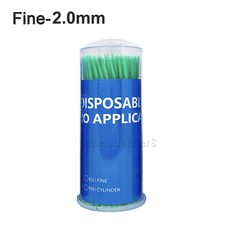 100Pcs/Box Dental Disposable Micro Applicator Brush Bendable Sticks Bottle 4Size