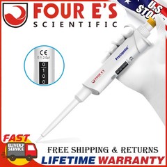 8pc 0.1μl-10ml Micropipette Adjustable Volume Manual Single Channel Pipettor Set