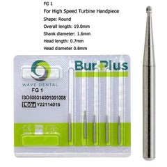 WAVE Dental Round Surgical Burs Carbide Bur High Speed Long FG / FG SURG 2 4 6 8
