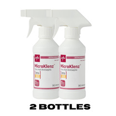 MicroKlenz First Aid Antiseptic Antimicrobial Wound Cleaner 8 Fl oz Spray Bottle