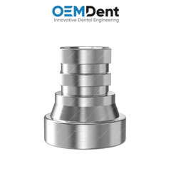 5x Dental Short Titanium Sleeve Compatible Multi Unit Abutment 1.4mm Int Hex