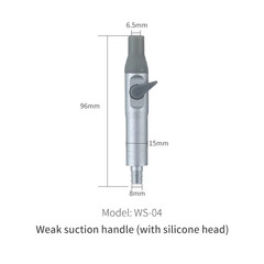 Dental Valve Oral Saliva Ejector Suction Short Strong Weak Handpiece Tip Adaptor