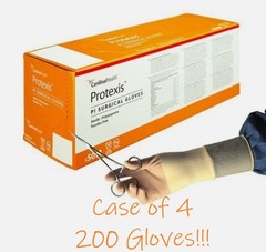 4 – Protexis PI Polyisoprene Powder-Free Surgical Gloves Size: 7.5 2D72PT75X