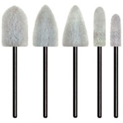 Acrylic HP Trimmers 3/32″ Heatless Clog-Free Multiple Shapes Pack 5
