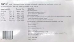 Synguard Nitrile Exam Gloves Powder-Free Blue large 1 Box of 100
