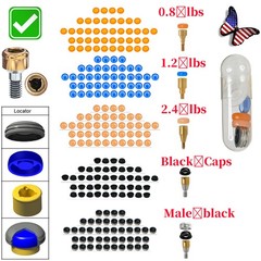 US Overdenture Fit Zest Locator Ti Abutment Retention Caps Hiossen Nobel Zimmer