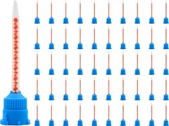 50 pcs Orange Mixing Tips Crown & Bridge Dental HP 10:1 Ratio