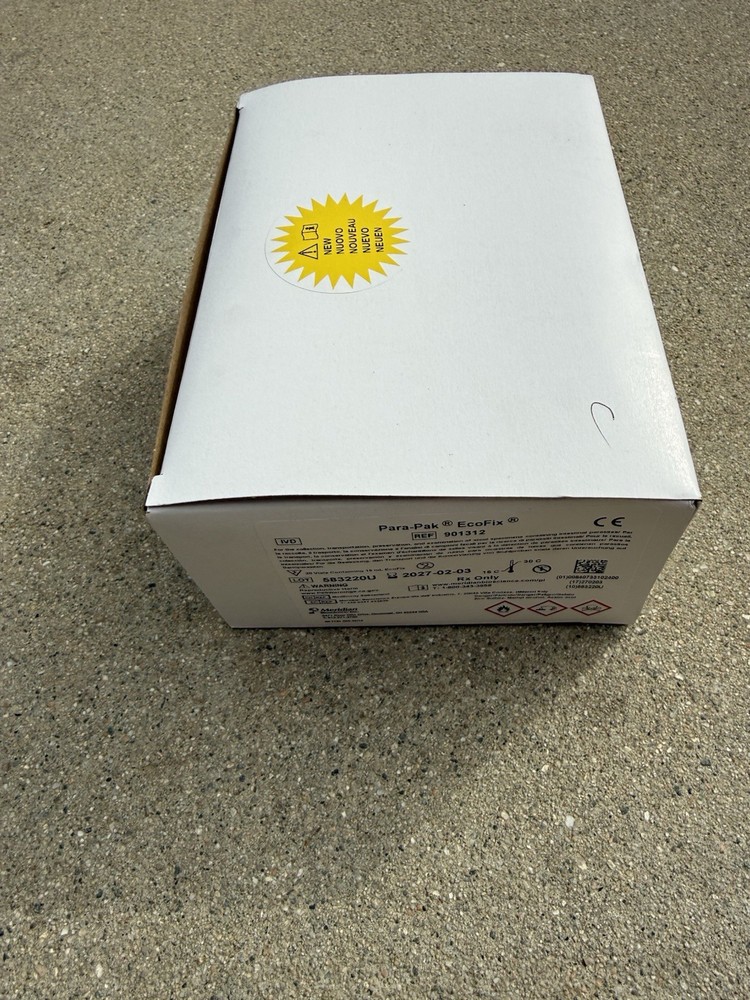 20 Para-Pal 901312 Stool Transport Vials Containing EcoFix Medium Exp 02/2027
