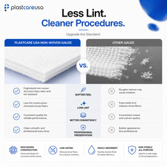 2000 2×2 Non Woven Sponges 4-Ply, Non-Sterile Cotton Dental Gauze Bandage