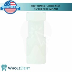 X1 Dental Root Shaped Flexible Neck One Piece 15° Titanium Sterile RBM