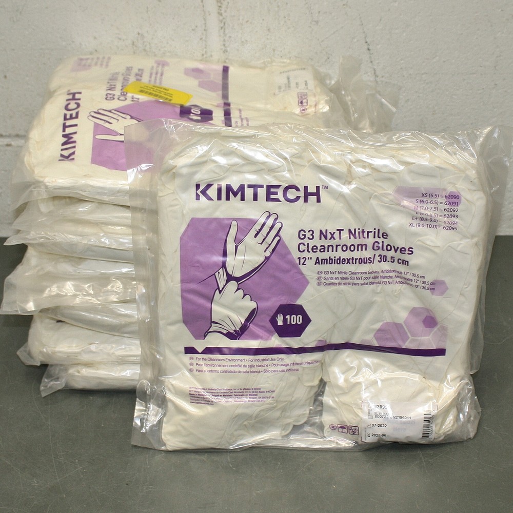 EXPIRED 04/25 – (900) Kimtech Cleanroom Gloves 62095, Size XL, G3 NxT Nitrile