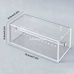 Dental Orthodontic Elastic Power Chain Dispenser Reel Organizer Box with Lid USA