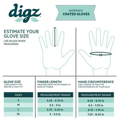 Digs Women’S Large Nitrile Glove (3-Pack)