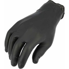 Black Nitrile Disposable Medical Examination Gloves, Latex Free, Powder Free