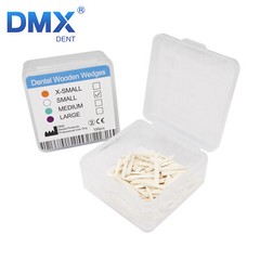 DMXDENT Dental Interdental Fixing Wooden Wedges Small For Restoration 100Pcs/Box