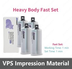 Dental VPS Impression Material Heavy Body Medium Light Fast Set, Made China