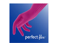 Playtex Medium Living Fuchsia Pink and Navy Latex Neoprene Nitrile Gloves 4Pairs