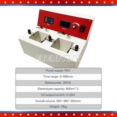 Dental Lab Electrolytic Polishing Machine with Positive Swing Function/Two Cells