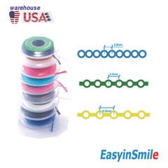 Dental Power Chains Ortho Super Elastic Short Long Closed 15FT Easyinsmile 1 Pc