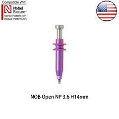 US Dental Impression Coping Open Tray Fit Nobel Biocare Conical Connection NP/RP